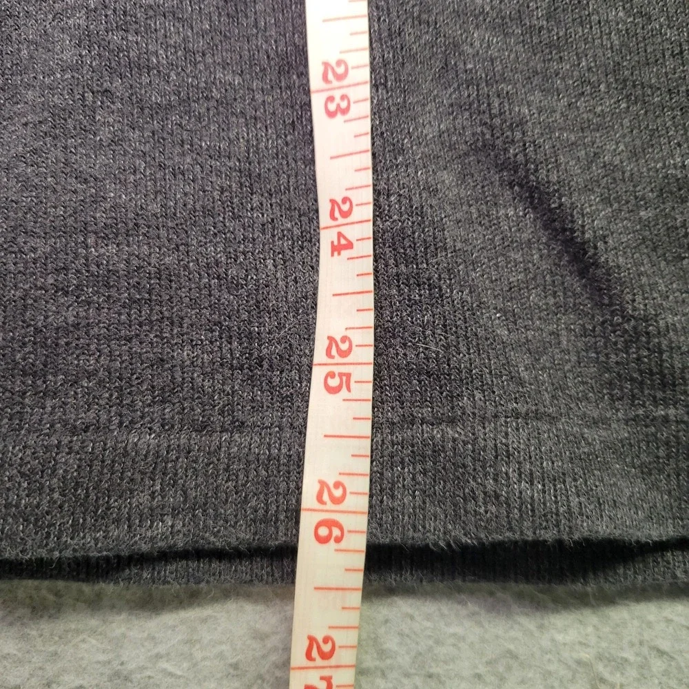 Polo Ralph Lauren Mens XXL Charcoal Gray 100% Cotton 1/4‎ Zip Pullover Sweater